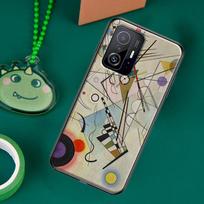 Wassily Kandinsky Abstract Case For POCO F5 X5 X3 Pro X4 F4 GT F3 M5s C40 Cover For Xiaomi 13 12 Lite 11T 12T Pro 12X Mi 11T (11T Pro) beige