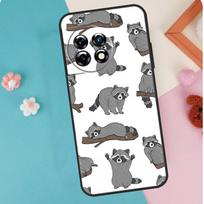 Cute Raccoon Cartoon Case For OnePlus 12 11 9 10 Pro 9RT 10T 10R 12R OnePlus Nord N10 N20 CE 2 3 Lite 2T Cover OnePlus Nord CE 3