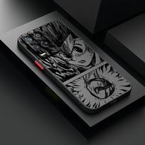 Hunter×Hunter Cute Cool For OPPO Find X5 X3 Neo F21S F21 K10 Pro Lite TPU Shockproof Frosted Translucent Phone Case OPPO Find X3 Lite black