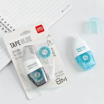 1pc Double-sided Adhesive Tape Transparent Office School Supplies Stationery 6mmx8m white