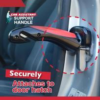 1pc Portable Vehicle Support Grab Bar - Emergency Escape Tool, Equipped With Window Breaker, Seat Belt Cutter, LED Flashlight 1pc gray