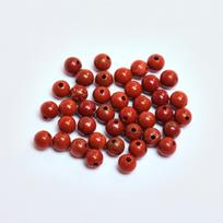 Round Natural Stone 40/30/20/20PCS Jewelry Making Accessories Neckalce Pendants Redstone Bracelets Loose Beads DIY 4/6/8/10mm 4mm brown