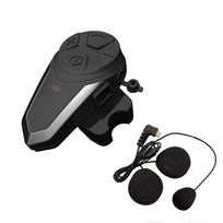 Motociklo Bluetooth šalmas ausinės domofonas vairuotojams Belaidis intercomunicador vidinis telefonas MP3 FM 【1 PCS】Soft Microphone