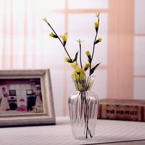 Glass Arrangement Bottle Flower Table Pot Vases Hydroponic Container Nordic Transparent Plant Creative Terrarium beige