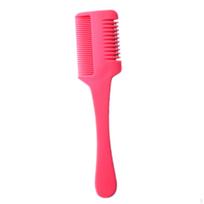 Barber Comb Hair Thinning Practical Styling Flattop for Shop Household Beauty rožinė