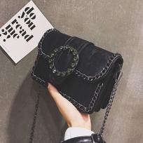 Senior Sense of Ladies Chain Bag Casual Versatile Crossbody Bag Fashion High-grade Single Shoulder Retro Hong Kong Style Small Square Bags rožinė