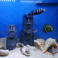 Aquarium Fish Tank Roman Resin Ornament Cave Hiding Landscape Easter Decoration S