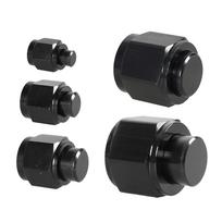 Flare Cap AN4/AN6/AN8/AN10/AN12 Aluminum Fitting Tube Pipe Plug Nut Block off Fuel Hose Line Adapter Pack of 5