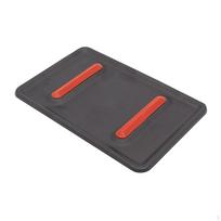 Lygiavimo lentos kilimėlis padidintai karščio apsaugai Silicone 24x13.4cm red