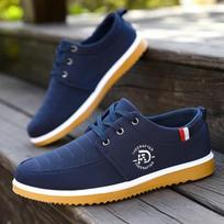Casual canvas shoes old Beijing cloth shoes one-step soft sole comfortable daily versatile lazy shoes 39 mėlyna