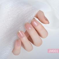 20 Nail polish glue light therapy nail stickers gel lighting nail stickers semi-cured stickers gel half-baked nail stickers JM001 gray