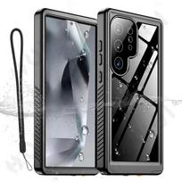 IP68 vandeniui atsparus metalinis aliuminio dėklas, prabangus plaukimo telefono dangtelis S23