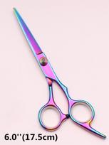 6.0'' 7.0'' Naminių gyvūnų kirpimo žirklių rinkinys Japoniškas plienas Tiesios Lenktos Šunų Kačių Kirpimo Retinimo Žirklės Žmogaus plaukų šukos C1001 white