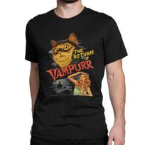 Katė Vampyrės Grįžimas Moteriški Unisex Marškinėliai Trumpomis Rankovėmis Siaubo Helovino Marškinėliai Apvalia Kaklo Apranga Unisex Marškinėliai Trumpomis Rankovėmis 4XL brown