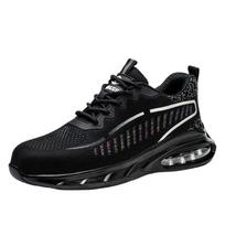 Labor Insurance Shoes Anti-smashing and Anti-piercing Safety Shoes Lightweight and Comfortable Air Cushion Shock-absorbing Protective Shoes 37