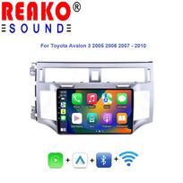 „Android“, skirta „Toyota Avalon 3“, 2005 m., 2006 m., 2007–2010 m., automobilio radijo navigacijos daugialypės terpės grotuvas Stereo GPS WiFi+4G DSP Carplay+Auto 4 core 1GB+32GB carplay