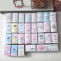 30 vnt. Korėjietiški INS Gražaus Gyvenimo Maži Daiktai Sandarinimo Lipdukas Kawaii Mergaitė Fotokortelė DIY Pakuotės Dekoracija Burbulinio Maišelio Dėžutei gray