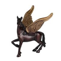 Žalvarinis Skraidantis Arklys Angelas Ekspozicija Namų Dekorui, Pegasas Gyvūnas Feng Šui Dekoratyvinis