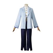 Yelan Cosplay Costume Game Yelan Cosplay Wig Adult Women Uniform Outfit Halloween Carnival Costume Clothes XXXL-(Costume+Wig) gray