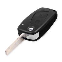 Fiat 500 Raktų Korpusas Panda Stilo Ducato Punto Automobilis Sulankstomas Pakaitinis Automobilio Rakto Pakabuko Dangtelis Korpusas Pakabukas Nuotolinis Automobilio 3 Mygtukai juoda