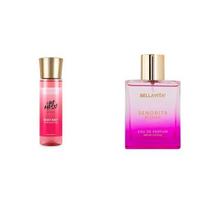 Bella Vita Luxury Hot Mess Woman Body Spray Mist with Citrus Mandarin Passionfruit Rose Jasmine Vanilla & Musk Long Lasting Fragrance 150ML