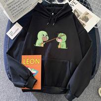 Dear Door Gays Love Manga Hoodies Joon Gyeon and Cain Kawaii Dinasour Sweatshirts Casual Long Sleeve Women Pullovers Hooded Tops S juoda