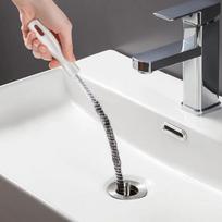 Cleaning Brushes A Brush Used for Cleaning Pipes, Bathrooms, Hair Drains, Sinks, and Tools To Remove Clogged Holes Gadget 45cm OPP
