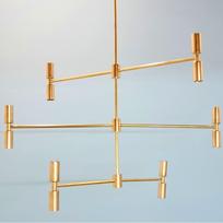 „Twined Tales“ sietynas, modernus pakabinamas šviestuvas, 3 sluoksnių 12 šviesų „Sputnik“ sietynas Klasikinis žalvarinis karališkasis šviestuvas moderniems namams 38" Diameter auksinė