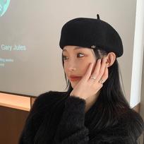 Women Vintage Beret Bear Painter Beanie Hat Newsboy Cap Korean Retro Aesthetic Preppy Cute Y2K Grunge Fairy Academia Hat One size juoda