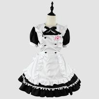 Originalus naujas Lolita Daily mielas tarnaitės kostiumas Tarnaitės kostiumas Lolita Sweet Dress kalėdinis kostiumas S juoda