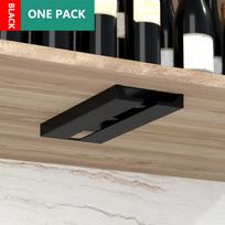 Wine Glass Rack Plastic Under Cabinet Stemware Wine Hanger Punch-Free Goblet Wine Glass Hanger One Size juoda