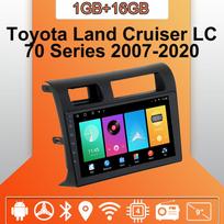 Android Carplay automobilinis radijas, skirtas Toyota Land Cruiser LC 70 Series 2007-2020 Multimedijos grotuvo galvos blokas Stereo GPS navigacija BT WIFI 2+32GB 1+16GB orange