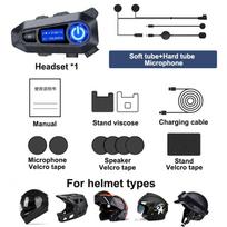 Belaidės „Bluetooth“ motociklų šalmo ausinės, nauji motociklai, automatiškai atsiliepia į skambučius Muzikinės ausinės Sumanus triukšmo mažinimas A1 MAX