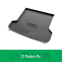 Non-slip and eco-friendly TPE foot pads for 23 Hyundai Musa models. Wear-resistant and specially designed for your car. 2023 Hyundai Musa trunk mat gray