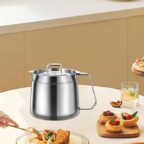 Deep Fryer , Versatile Container with Handle 1.5L gray