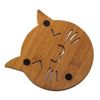 Talos Lovely Cartoon Kitchen Table Protect Wood Cup Pad Heat Insulation Coaster Mat 6 brown
