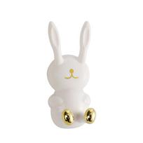 Cartoon Bunny Shape dantų šepetėlio laikiklis Kūrybiškas prie sienos tvirtinamas be pėdsakų kabliukas Daugiafunkcis kabliukas, vonios kambario priedai balta