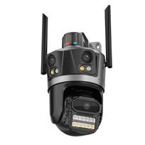 6K 12MP HD PTZ Wifi stebėjimo kamera lauko 360 Vigilancia belaidė vandeniui atspari CCTV saugos apsauga išorinės IP kameros EU Plug