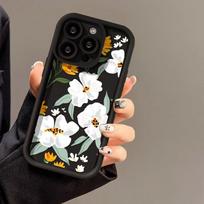 Telefono dėklas, skirtas iPhone 16 13 11 Pro Max iPhone 11 13 16 Samsung S24 Ultra Samsung A54 Redmi note 12 11 Infinix Case iPhone 7&8 juoda