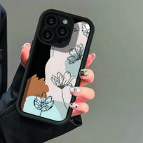 Telefono dėklas, skirtas iPhone 16 13 11 Pro Max iPhone 11 13 16 Samsung S24 Ultra Samsung A54 Redmi note 12 11 Infinix Case iPhone 7&8 juoda