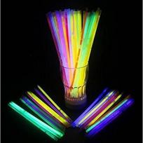 100 vnt. spalvingų fluorescencinių šviečiančių lazdelių, 20,3 cm, vakarėliui, karoliukams, apyrankėms, renginiams, festivaliams, koncertams[199]