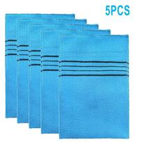 Bath Towel Cloth Scrub Towel Bath Massage Scrub Towel Bath Soft Towels mėlyna