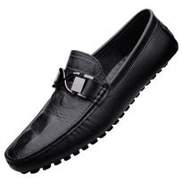 Fashion Fashion Vyriški batai Slip ant Classic Fashion Lazy Batai Lengvi natūralios odos Patogūs vairavimo batai Nauji vyriški batai Loafers 47 balta