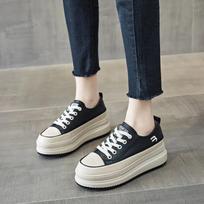 Fashion Increase Luxury Leather Sneakers for Women Designer Soft Sole Casual Light Women's Board Shoes Fashion Platform Ladie Shoes 34