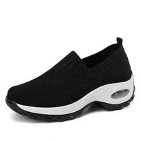 Fashion Thick Sole Breathable Sports Shoes For Running Vulcanize Women's Sneakers Autumn Vulcanizing Tenks Trending Products 42 gray