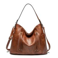 Trendy Tote Bags for Women High Quality Big-capacity Crossbody Bags Casual PU Leather Shoulder Bags Luxury Handheld Handbag black