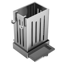 Easy To Clean Wall Mounted Utensil Holder Cutlery Holder Kitchen Drying Rack juoda