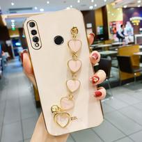 Prabangus meilės širdelės apyrankės grandinėlės dėklas Huawei honor 10 lite 10i 9x pro 8x dengtas dangtelis ant honor10 honor10i 10lite honor 10