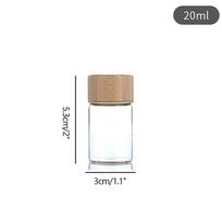 20/25/30 ml mini stiklinis buteliukas kavos koncentratui pieno sultims nepralaidus buteliukas 20ML beige