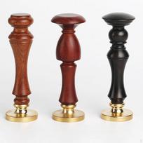 Detachable Wooden Handle for Sealing Wax Stamps Suitable Invitations A